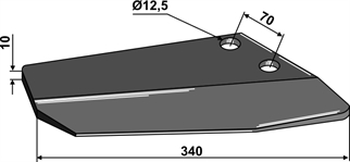 Lemken Smaragd vingekutter høyre høyre