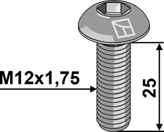 Umbracobolt M12x1,75x25