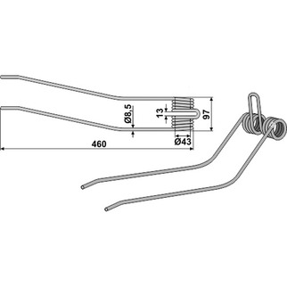 Kuhn fjærtann 15-KUH-03