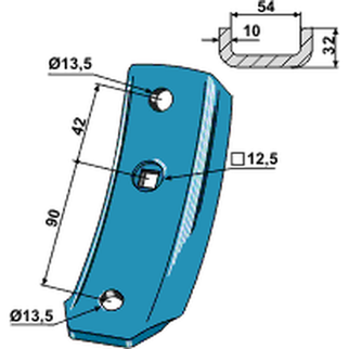 Lemken Thorit saksefot