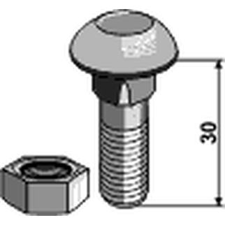 Brettbolt M12x30 ( Lemken )