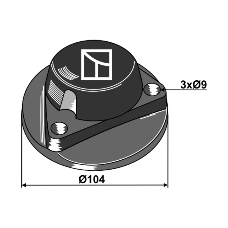 Kverneland rulleknivdeksel 056156