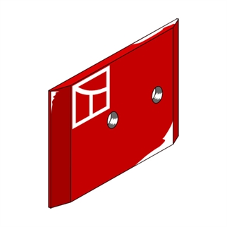 Vogel & Noot sliteplate for landside h/v