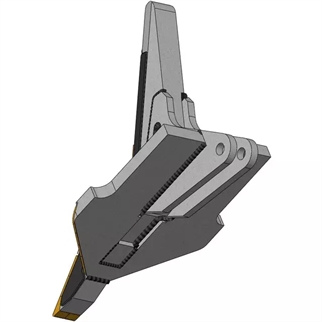 Slitespiss til HE-VA 200 mm karbid og sveisebelegg - 645000044