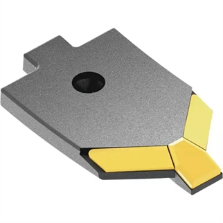 Karbidskjærspiss 215x120x18mm, egnet for Lemken 3374388, Amazone XL018