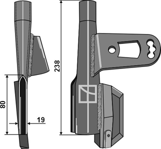 Väderstad såskjær - høgre - 182565