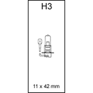 Tåke- og fjernlyspære H3 12 volt 55 watt PK22s
